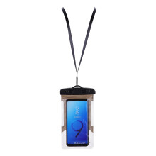 3Pièces Pochette Téléphone Étanche PVC Noir Pour Pêche Natation