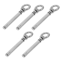 5 stück edelstahl-spreizösen hebeöse mit ring m6x80 mm