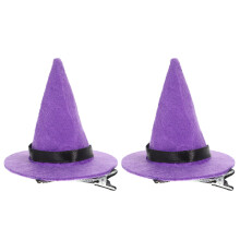 2 stück halloween haarspangen hexenhut cosplay zubehör