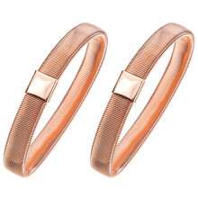 2 stück elastische armbänder roségold, federarmband schmuck für männer