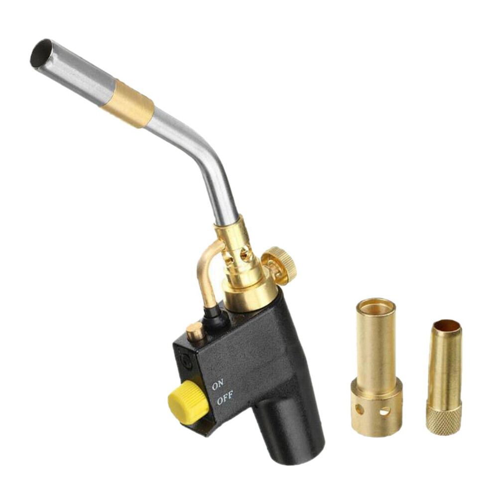 Propane Mapp Torch Flame Lock For Brazing And Barbecue - Professional Grade, Adjustable Flame, Handheld Portable 9084446963076