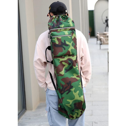 Backpack Bag Longboard Bag Carry Bag For Longboard Black L 1
