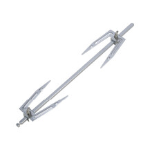 Kitchen Turkey Barbecue Rack Stainless Steel Electric Oven Compatible Rotary Roast Chicken Fork Air Oven Roast Rack