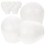 12Pcs Compact White Foam Cake Dummies Practicing Wedding Cake Display 6