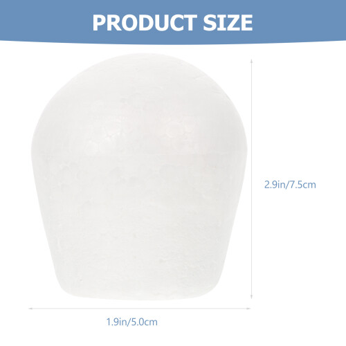 12Pcs Compact White Foam Cake Dummies Practicing Wedding Cake Display 1