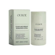 Ouhoe Protective Stick Summer Outdoor Skin Protection Clear Not Oily Portable Protective Stick~A