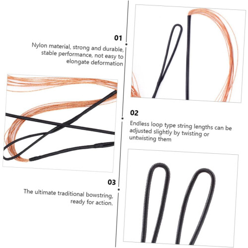 Strand Durable Bowstring For Traditional Archery Bowstring Lightweight Hunting Tool Compatible With Recurve And Longbows 1