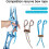 Thick Bow String Archery Finger Sling With Adjustable Elastic Strap For Secure Bow Accuracy Style1 3