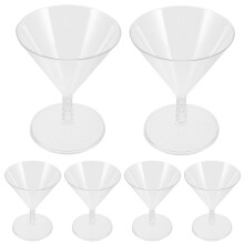8Stk Kunststoff Cocktailgläser Weinbecher Unzerbrechlich