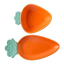1Set Kreatives Karotten Keramik Geschirr Set Für Ostern Und Haushalt