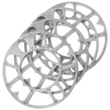 4 uds. separadores ruedas 8 mm aluminio universal 4 y 5 agujeros