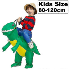 (Sky Blue) New T-Rex Dinosaur Cosplay Inflatable Costumes Suits Mascot Funny Party Anime Christmas Halloween Costume Dress for Adult Kids