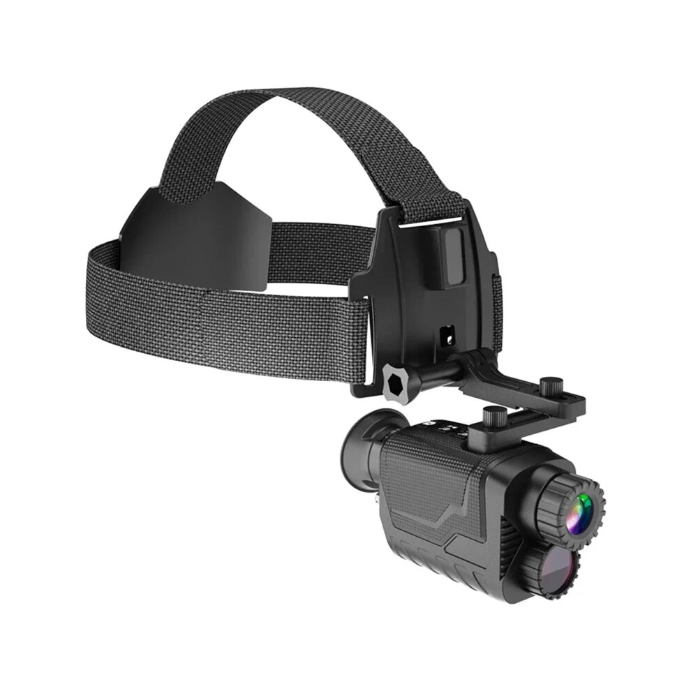 Digital Night Vision Goggles Head-Mounted Monocular 400M Infrared 4K 1080P Hd For Hunting And Wildlife Observation Black/Light 9084446964875