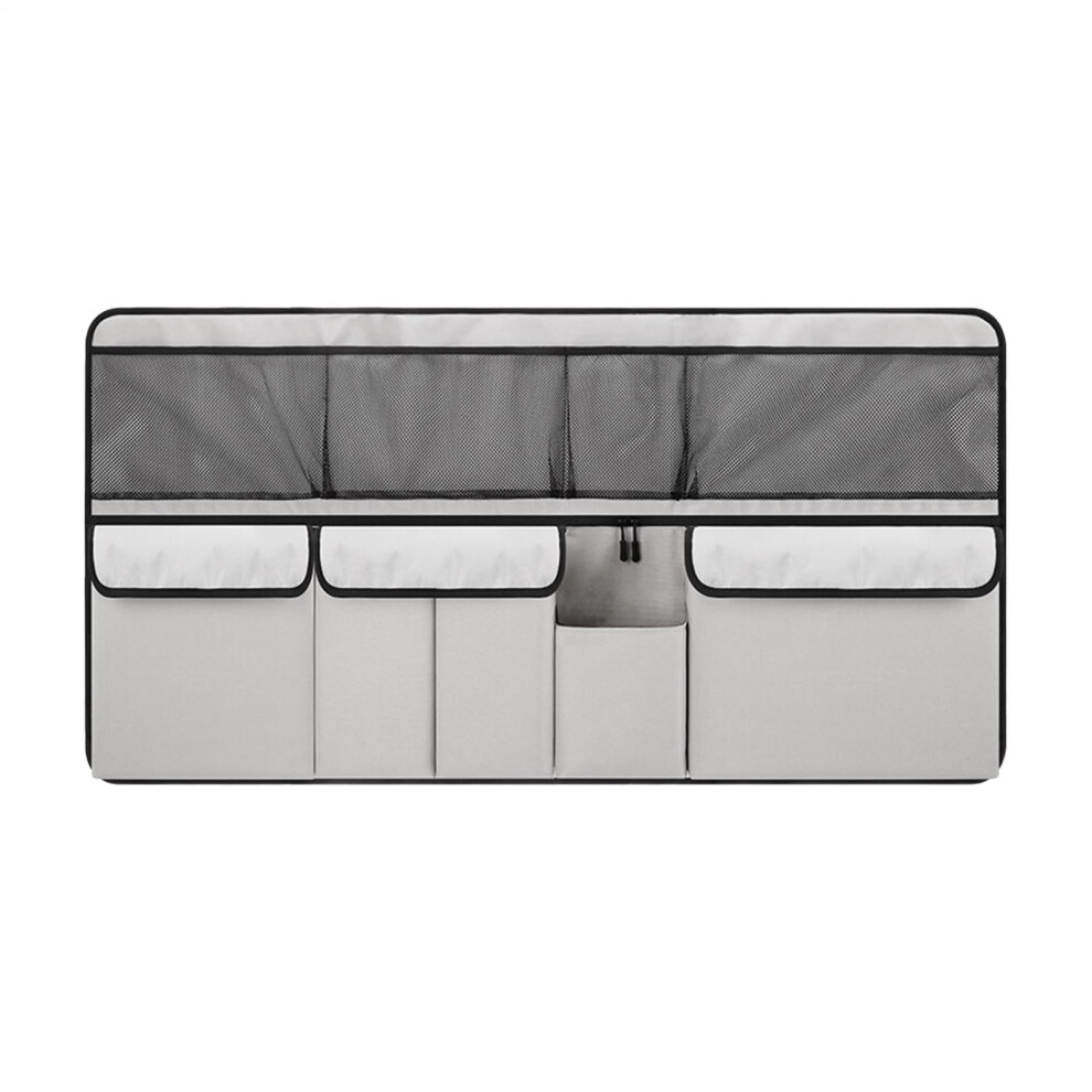 Car Trunk Storage Bag Large Multi Pocket Organizer For Overlanding Shoe Tool Snack Grocery Diaper Carrier Grey 9016109920416