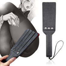 Slut Spanking Paddle Faux Leather Paddle Leather Spank Paddle Erotic Flogger For Couples BDSM Toy Flirt Fetish Cosplay
