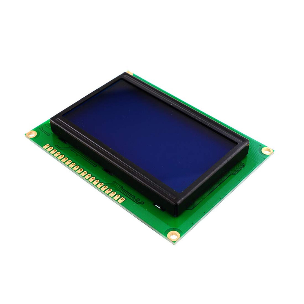 St7920 128X64 Lcd Display Blue Backlight Parallel Serial Interface 5V Compatible Graphic Lcd Module 9016109920515