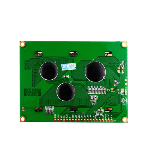 ST7920 128x64 LCD Display Blue Backlight Parallel Serial Interface 5V Compatible Graphic LCD Module 1