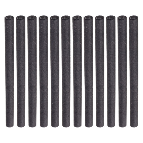 12 uds. electrodo grafito 6 mm, varilla carbono para experimentos