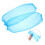 200 uds. mangas plásticas desechables impermeables 40x22 cm azul 10