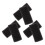 6Pcs Black Sponge Filter Sleeves for Fish Tank Pre-Filter Aquarium Use 6
