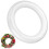 30pcs plastic key tags with flip lid, portable id labels white 1