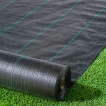 3m x 10m Heavy-Duty Weed Control Membrane Ground Cover Landscape Fabric Barrier for Driveways Paths Borders