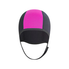 Neoprene Thicken Swim Thermal Hood Cap For Snorkeling, Diving, Indoor Outdoor Unisex Red Free Size Training Swimwear