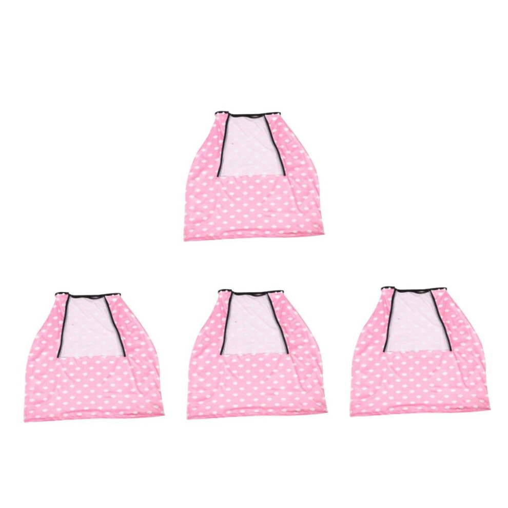 Winter Carrier Cover 4-Piece Set Carseat Insert And Stroller Seat Cover Breathable Machine Washable Easy Install