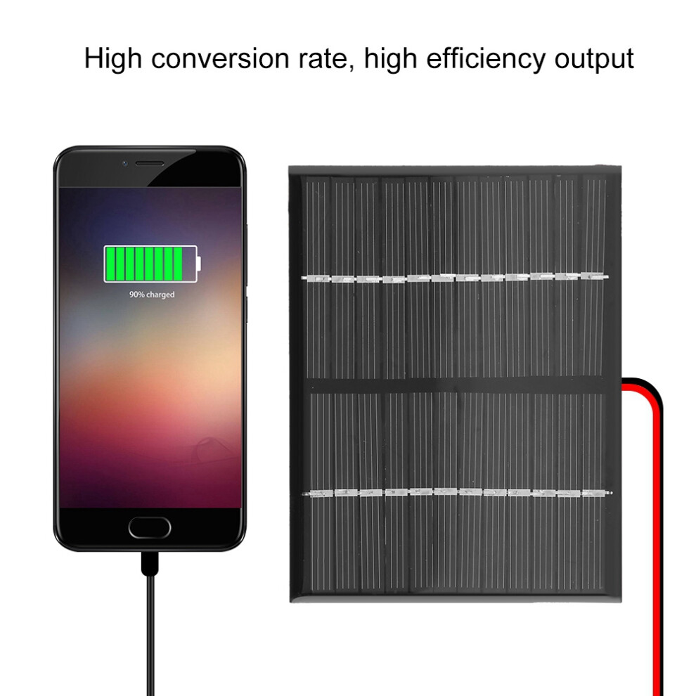 12V 1.5W Polycrystalline Solar Panel With Crocodile Clip Diy Kit For Australia 9381350317026