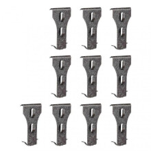 10 PCS Brick Hook Clip Outdoor Hanging Hooks for 60-70mm Brick in Height No Drilling Sliding Brick