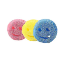 Cleaning Sponges, Texture Changing Scratch-free Dish And Washing Up Sponge, Odour Resistant, Dishwasher Safe, Multi Use (3 Pcs, Blue, Yellow, Pink)