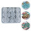 White Silicone Crystal Stone Mold for DIY Crafts Easy Demolding 4