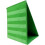Double Sided Desktop Pocket Chart Tabletop Foldable Schedule Display for Classroom Green 2
