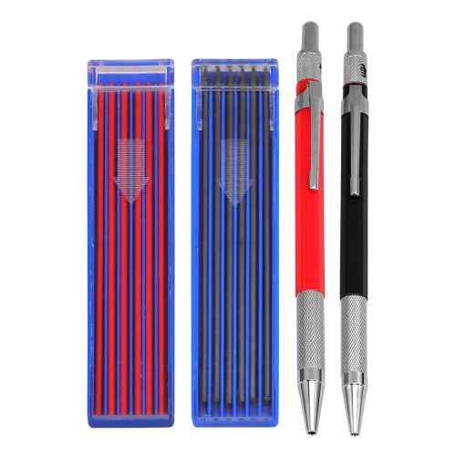 set matite da falegname meccaniche automatiche edilizia con ricariche 2