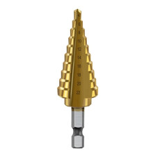 Step Drill Bit 4-22mm 4241 High Speed Steel Hex Shank Wood Metal Hole Cutter Carpentry Drilling Tools 1 Pc