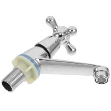 einhebel-wasserhahn für waschbecken, kaltwasser-armatur für bad