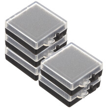 5Stk Anti-Statik Box Kunststoff Elektronik Bauteile Organizer Schwarz