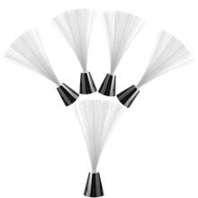 5 Stück Lichtleitfaser Lampe Mehrfarbig Für Tischdekoration