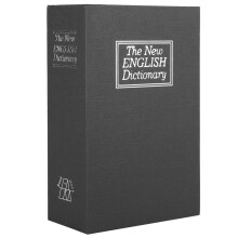 English Dictionary Style Safe Box with 2 Keys Money & Jewelry Storage