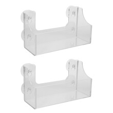 2Stk Saugnapf Getränkedosenhalter Aus Acryl Für Tür Und Regal