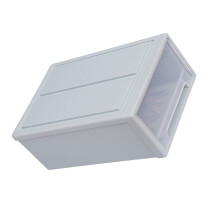 1Pc Plastic Clothes Storage Box Blue Household Container