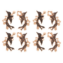 4Paren Metallische Cape Kraag Clip Diverse Kleuren