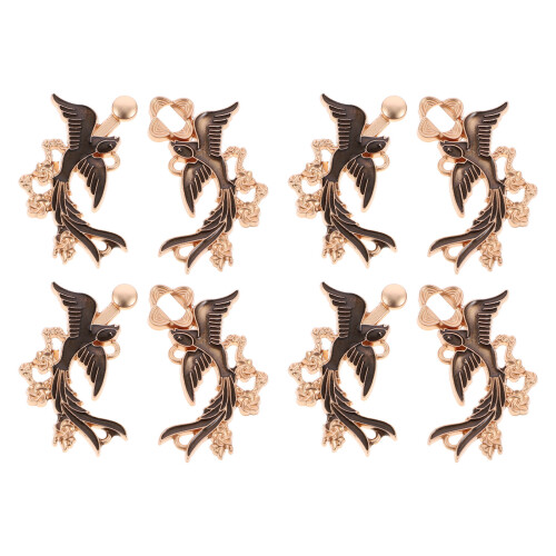 4Paren Metallische Cape Kraag Clip Diverse Kleuren