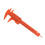 5Pcs Orange Durable Plastic Mini Vernier Caliper Gauge for Measure Use 5