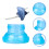haarpruik uitzicht mistblauw vrouwen cosplay 4