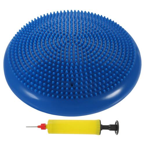 cuscino gonfiabile instabile con nucleo spesso per equilibrio e core blu