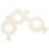 3 unidades de molas plásticas com tampas para pistão de trombeta 4
