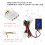LCD Water Cooling Thermometer Pointer 5V-24V Black 4.8x2.8x1.8cm 10
