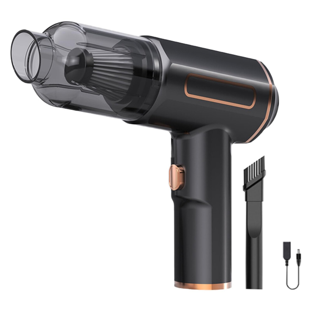 Powerful Handheld Cleaner 5000Pa Suction Rechargeable Cordless Vacuum For Laptops And Pet Hair Auto Black 9084446966879