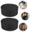2 pezzi cuffie da cuoco con retina, cappelli chef multiuso neri 11